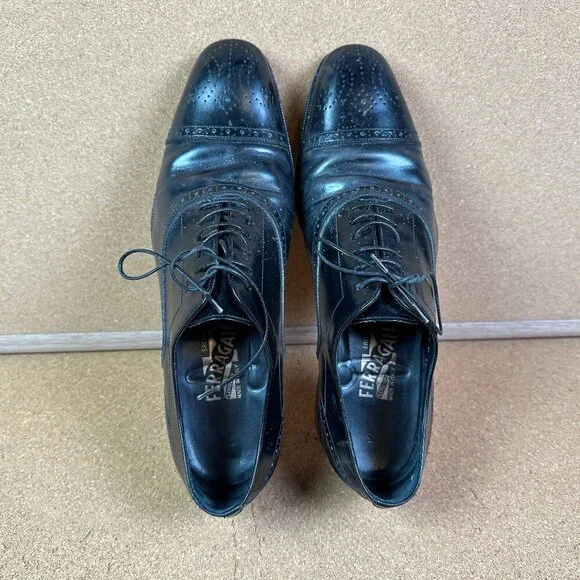 Salvatore Ferragamo Lavorazione Original Shoes Sz9 Rare!SALVATORE FERRAGAMO  main image 4